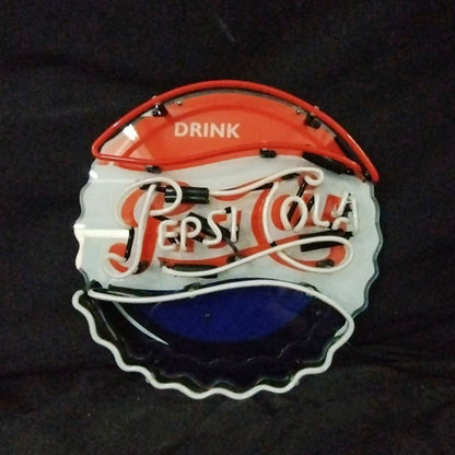 Drink Pepsi Cola Classic Logo Neon Signs - Club Rehab