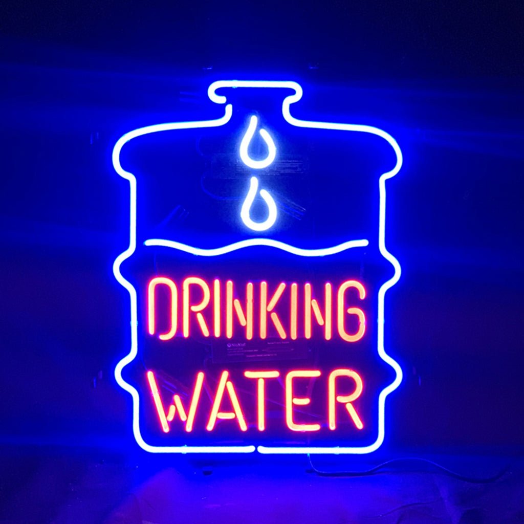 Drinking Water Neon Signs Light - Club Rehab