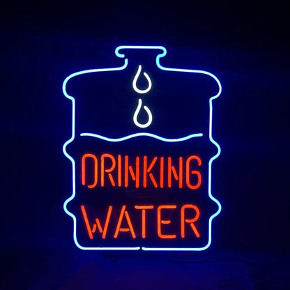 Drinking Water Neon Signs Light - Club Rehab