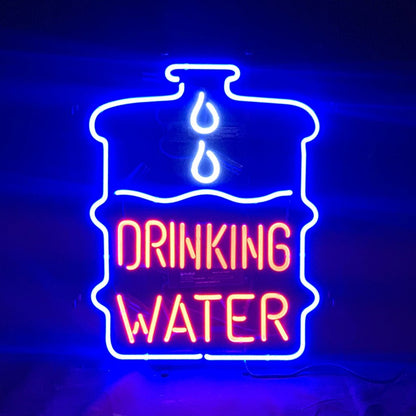 Drinking Water Neon Signs Light - Club Rehab