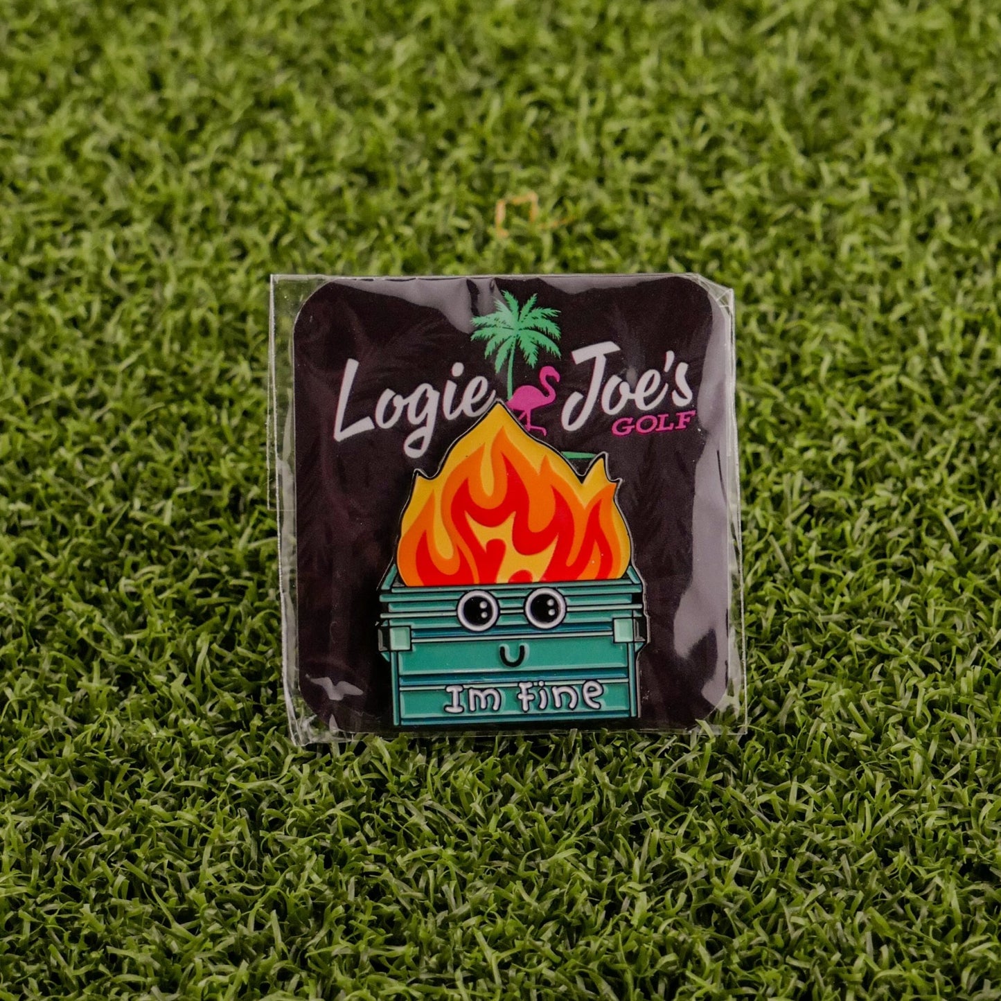 Dumpster Fire Ball Marker - Club Rehab
