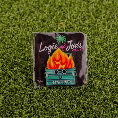 Dumpster Fire Ball Marker - Club Rehab