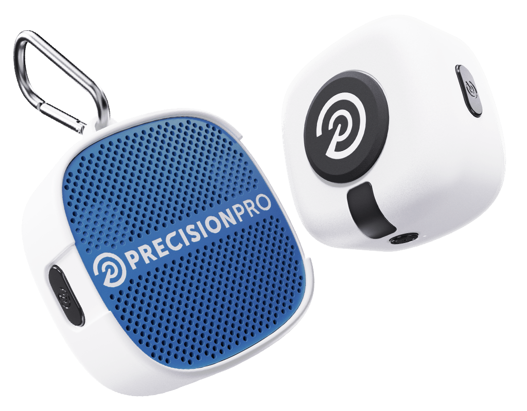 DUO GPS GOLF SPEAKER - Light Navy Full Logo - Club Rehab