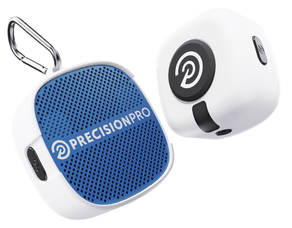 DUO GPS GOLF SPEAKER - Light Navy Full Logo - Club Rehab