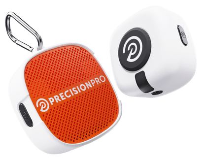 DUO GPS GOLF SPEAKER - Orange Full Logo - Club Rehab