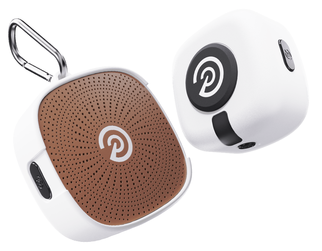 DUO GPS GOLF SPEAKER - Brown P Logo - Club Rehab