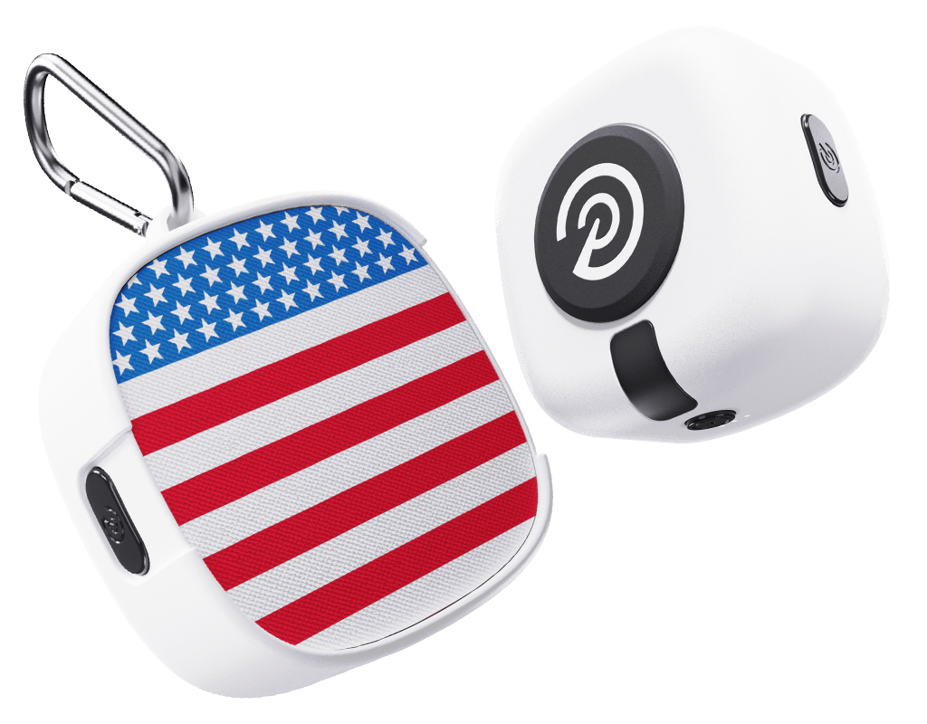 DUO GPS GOLF SPEAKER - American Flag - Club Rehab
