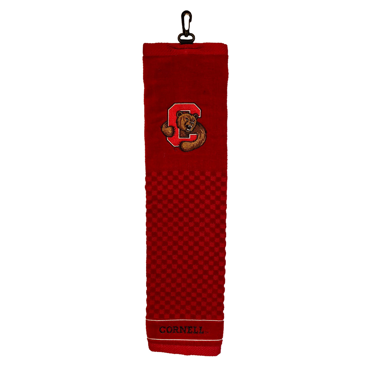 Cornell Big Red embroidered golf towel