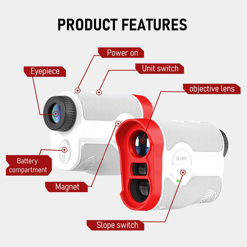 EagleEye Golf Rangefinder - Club Rehab - RangefinderCrimson BlazeEagleEye Golf Rangefinder