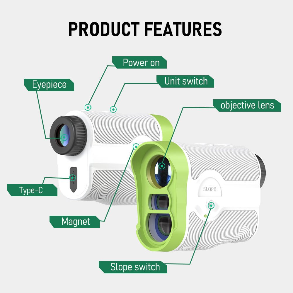 EagleEye Golf Rangefinder - Club Rehab - RangefinderLush LimeEagleEye Golf Rangefinder