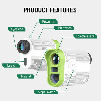 EagleEye Golf Rangefinder - Club Rehab - RangefinderLush LimeEagleEye Golf Rangefinder