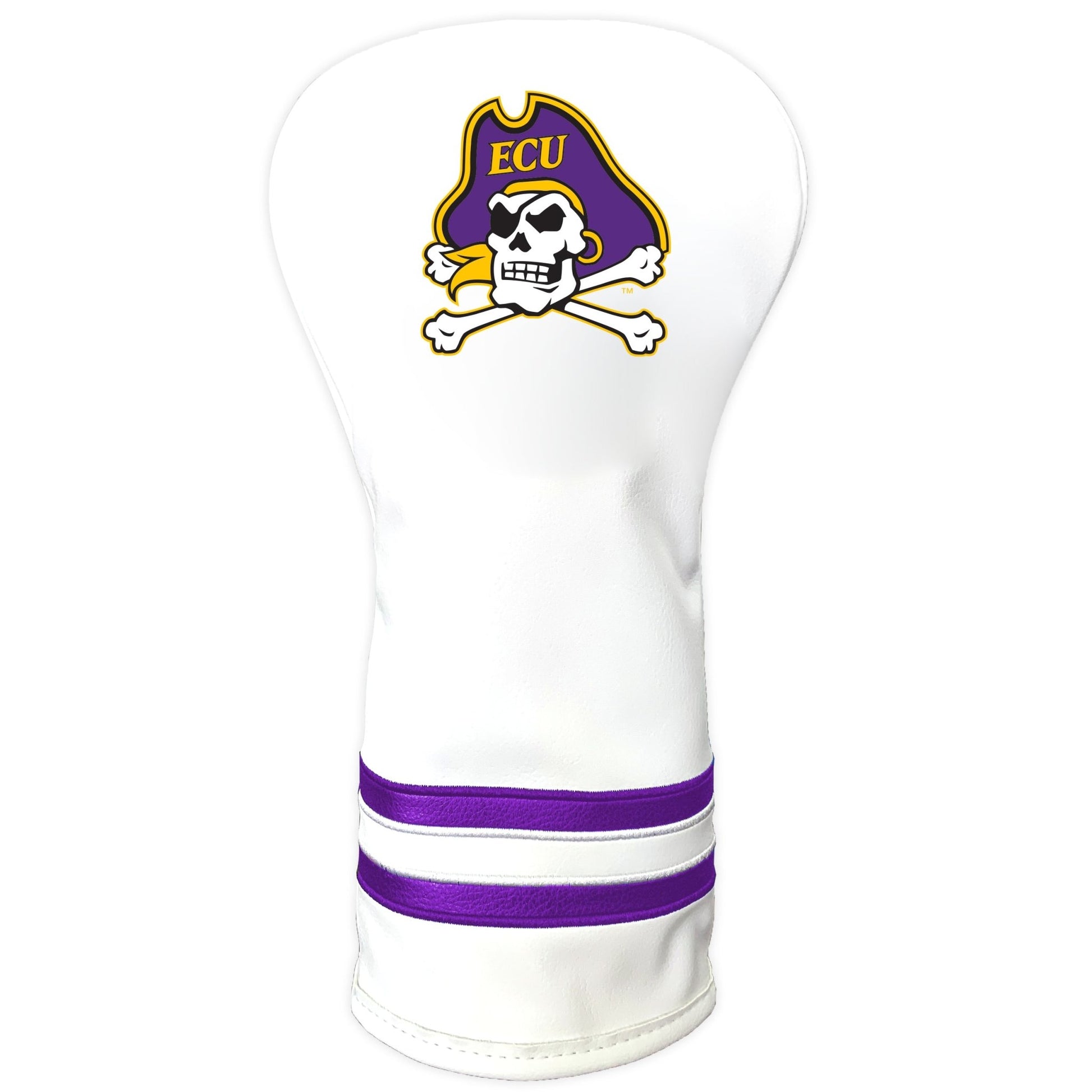 East Carolina Pirates Vintage Golf Headcovers – White - Club Rehab
