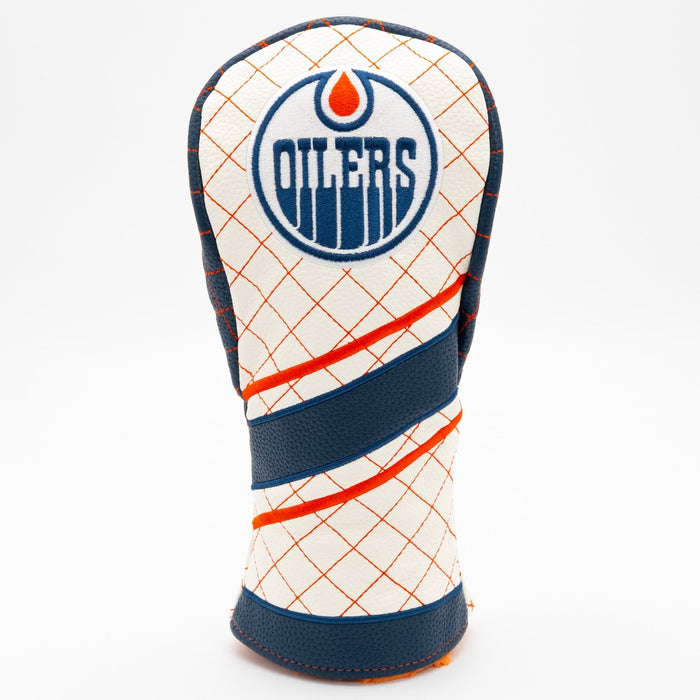 Edmonton Oilers stripe fairway quilted golf headcover