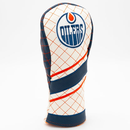 Edmonton Oilers stripe fairway quilted golf headcover alternate view