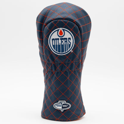 Edmonton Oilers solid fairway quilted golf headcover alternate view
