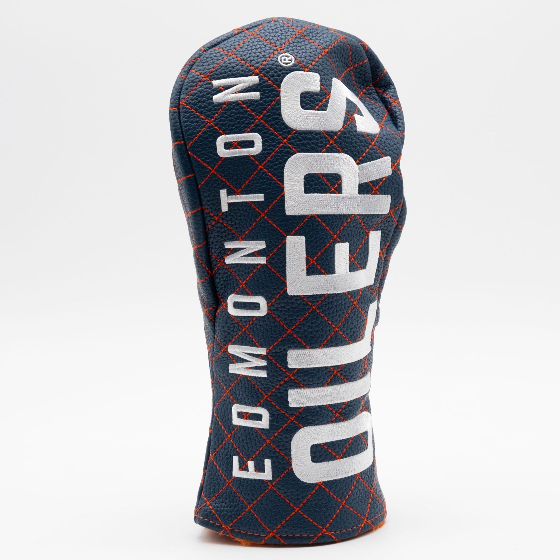 Edmonton Oilers solid fairway quilted golf headcover alternate view