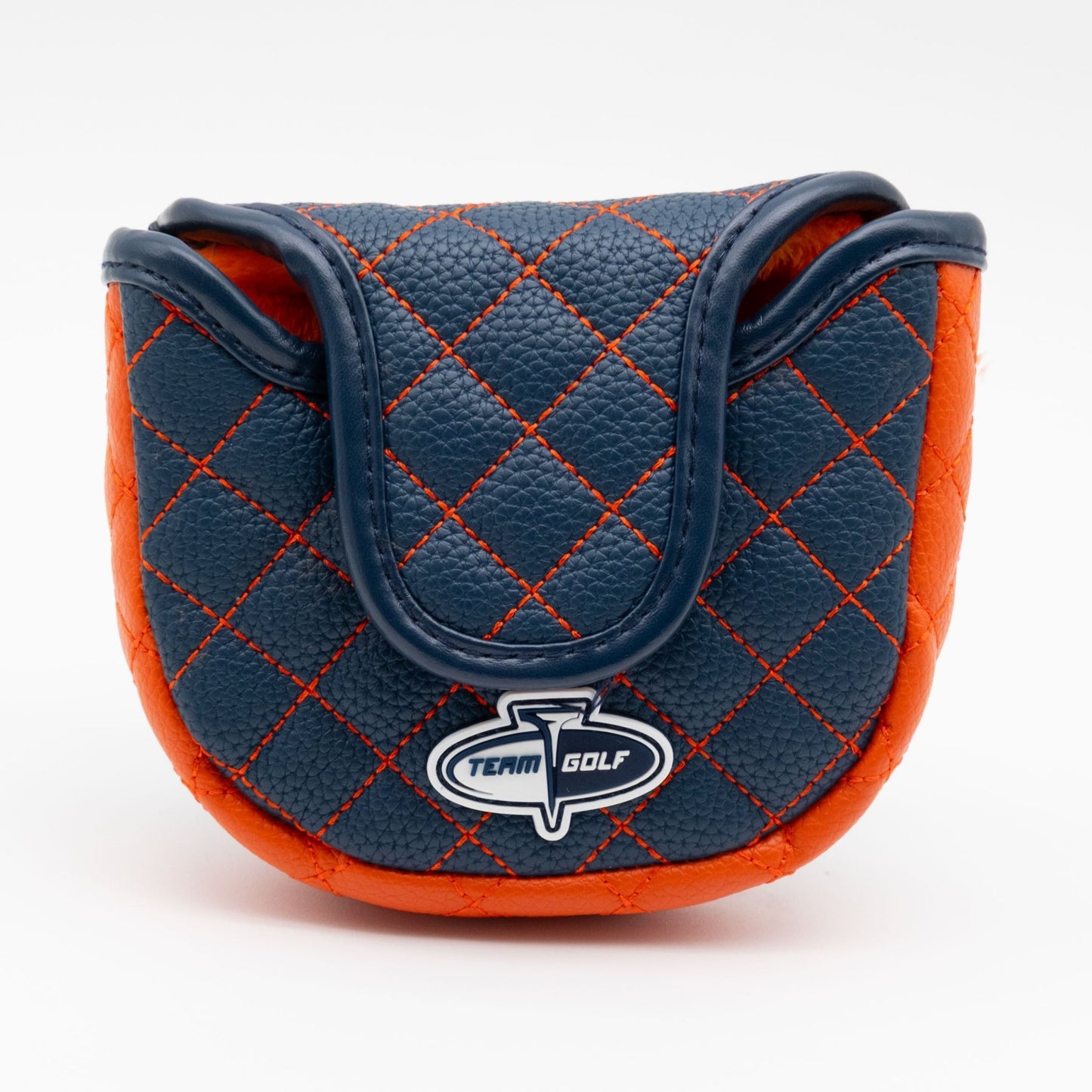 Edmonton Oilers solid mallet putter quilted golf headcover alternate view