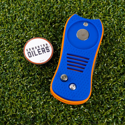 Edmonton Oilers Switchblade Divot Tool - Image 3 - Club Rehab