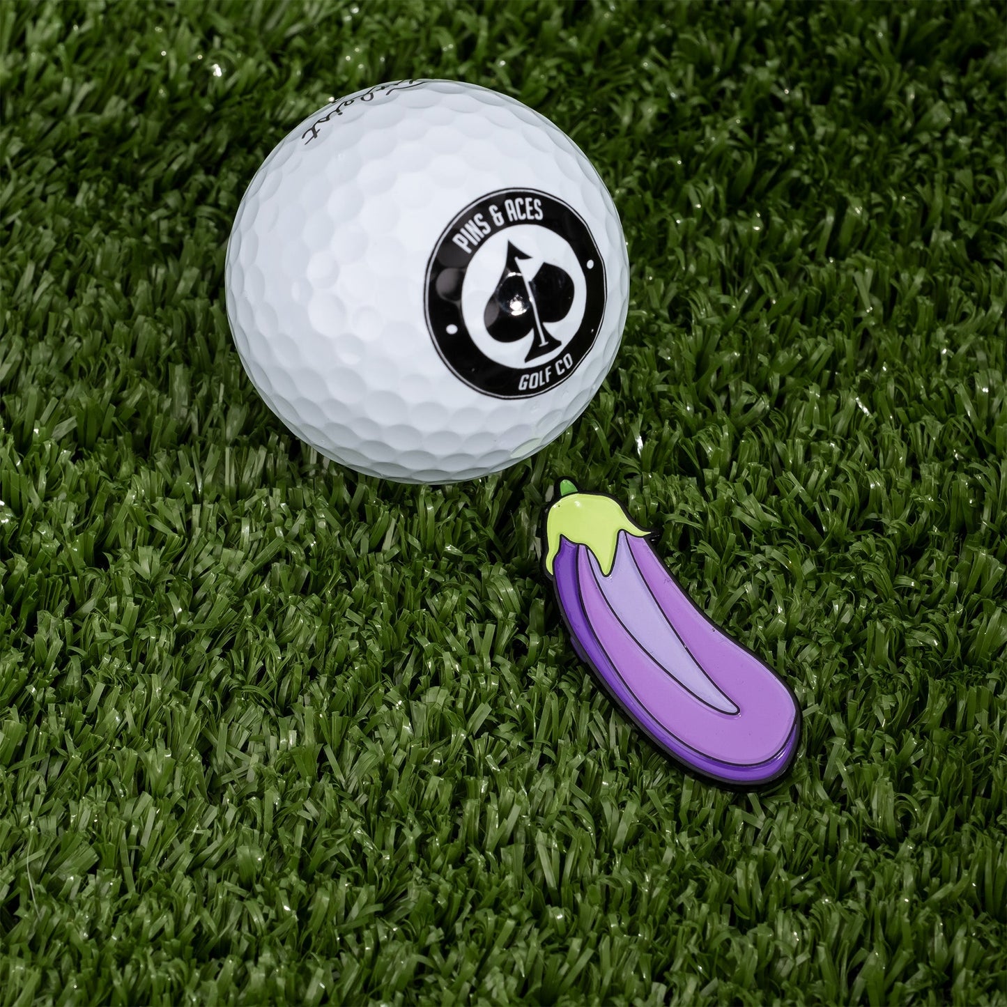 Eggplant Ball Marker - Club Rehab