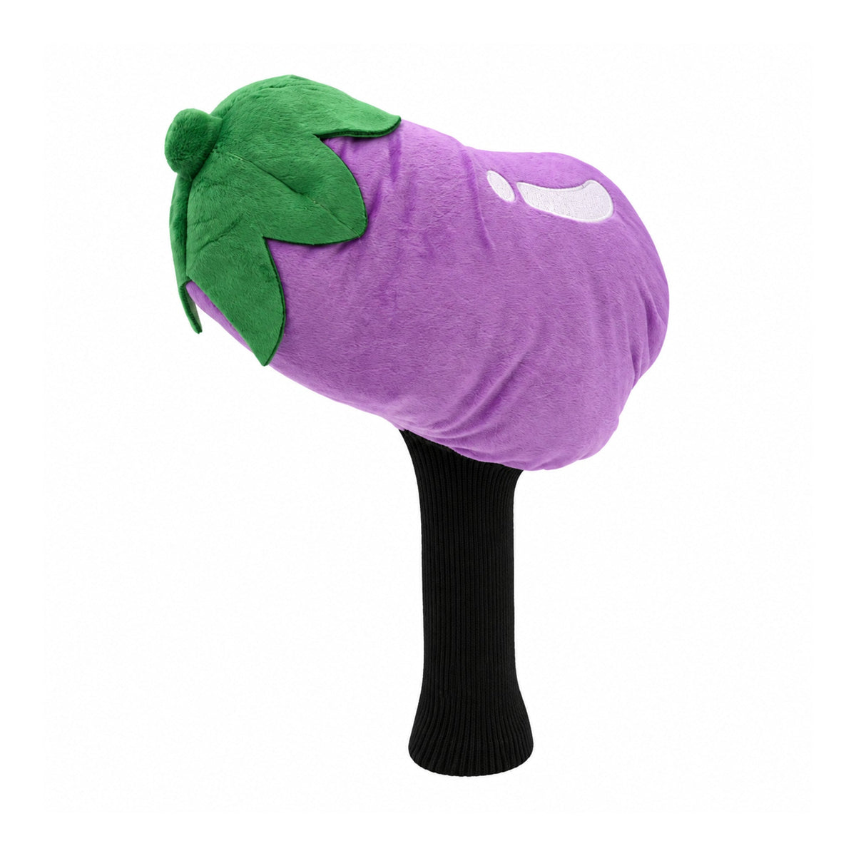 Eggplant driver headcover, front view