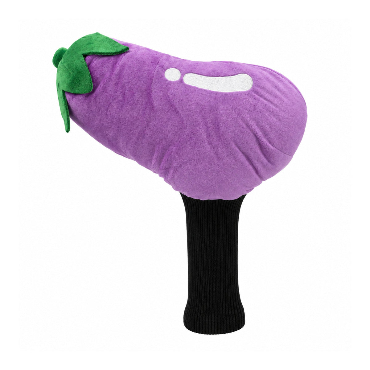 Eggplant driver headcover, side view