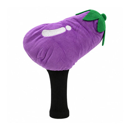 Eggplant driver headcover, opposite side view