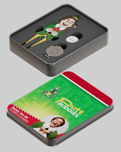 ELF x PuttBuddies - Buddy the Elf divot tool with SnowV1 Ball Marker