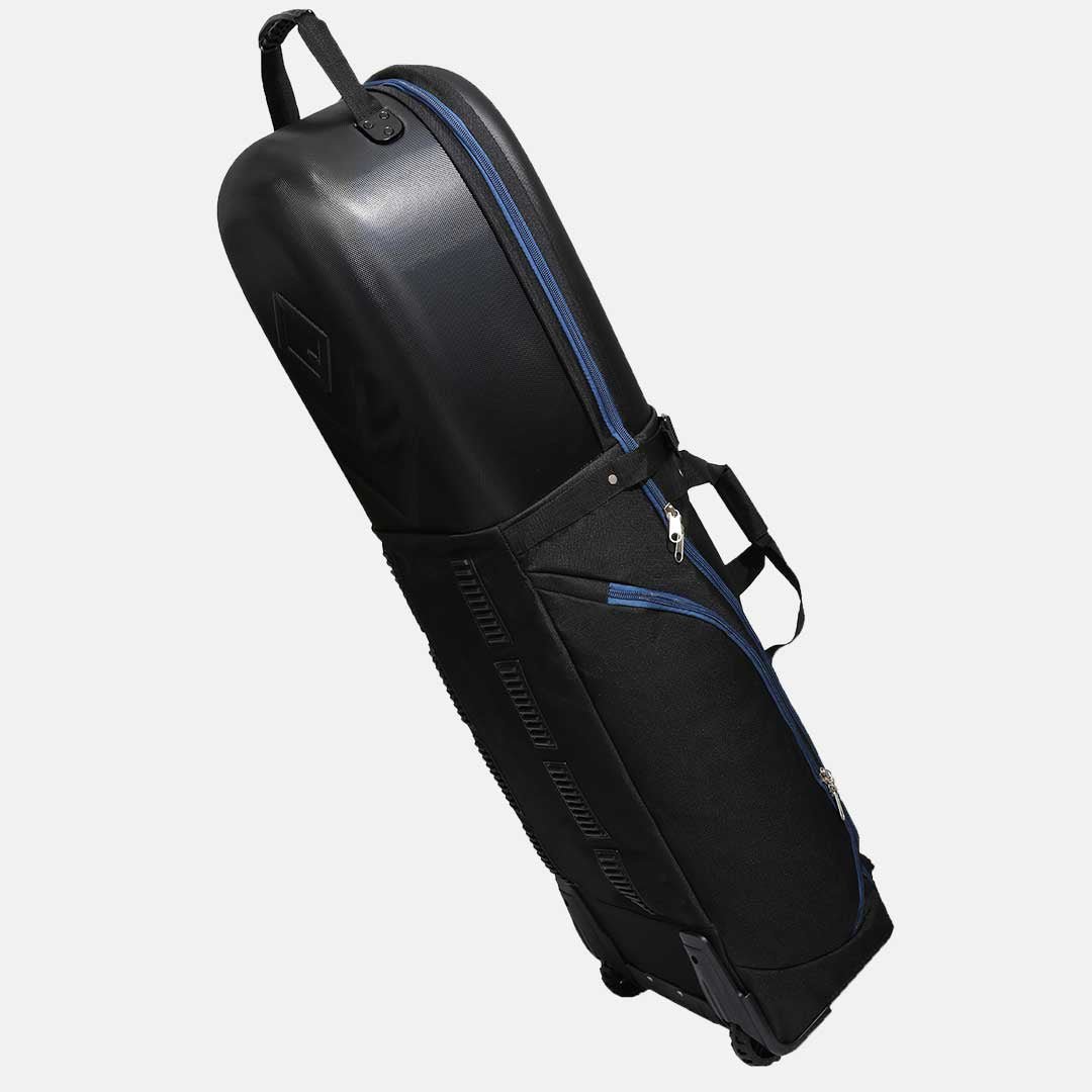 Enforcer Golf Travel Bag | Unrivaled Hard Top Durability - Black/Blue - Club Rehab