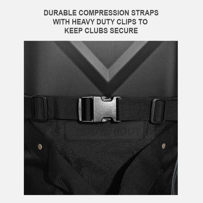 Enforcer Golf Travel Bag | Unrivaled Hard Top Durability - Black/Grey - Club Rehab