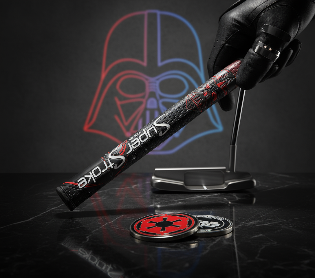 SuperStroke Star Wars Darth Vader Tour 2.0 Putter Grip (with Matching Ball Marker)