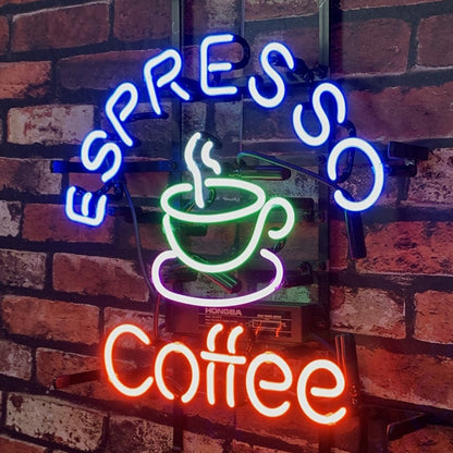 Espresso Coffee Neon Light Sign - Club Rehab