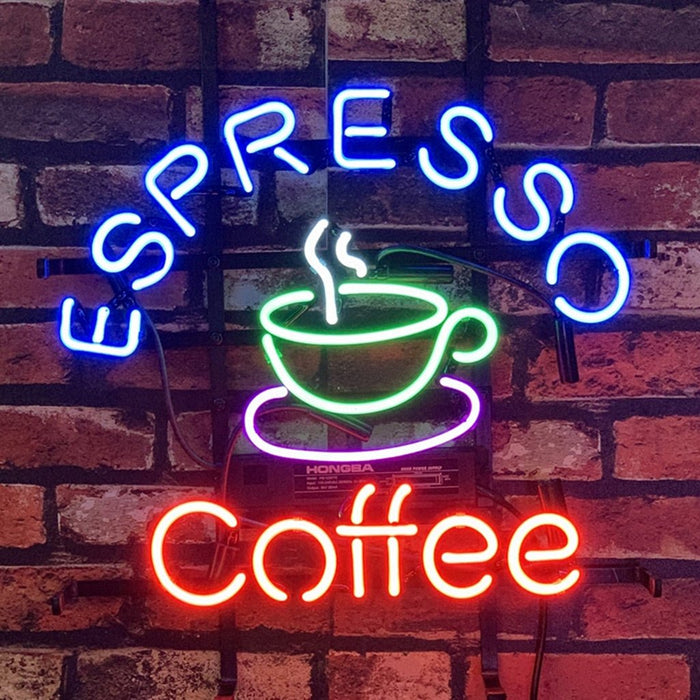 Espresso Coffee Neon Light Sign - Club Rehab