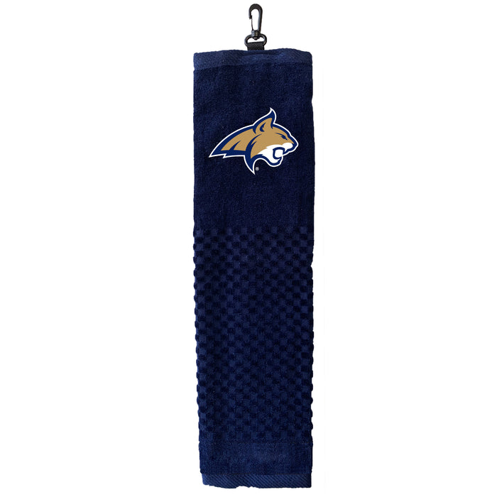 Montana State Bobcats embroidered golf towel