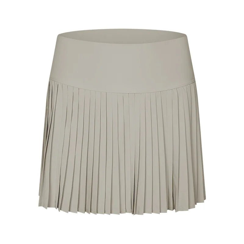 Fairway Flair Golf Skirt – Sporty, Stylish, Comfortable - Mocha Beige XS - 4 - Club Rehab