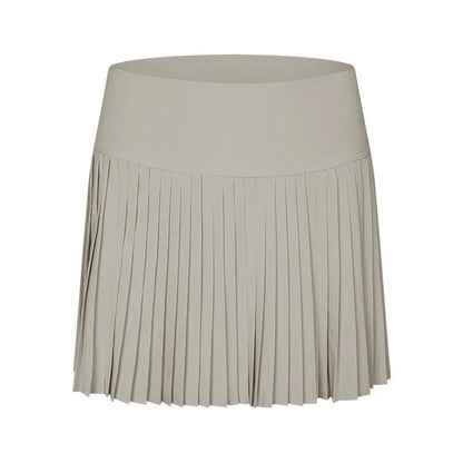 Fairway Flair Golf Skirt – Sporty, Stylish, Comfortable - Mocha Beige XS - 4 - Club Rehab