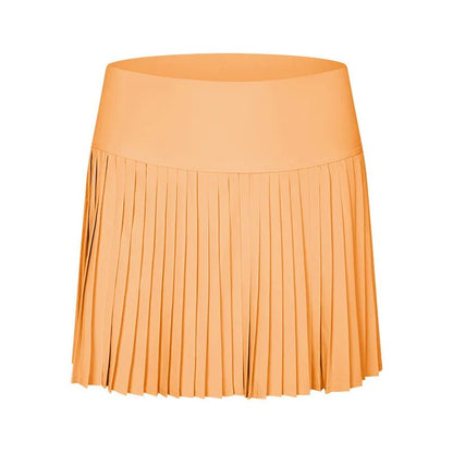 Fairway Flair Golf Skirt – Sporty, Stylish, Comfortable - Sunset Orange XS - 4 - Club Rehab