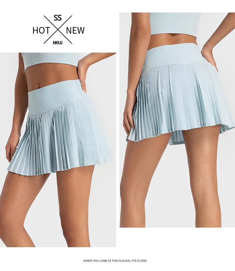 Fairway Flair Golf Skirt – Sporty, Stylish, Comfortable - Sunset Orange XS - 4 - Club Rehab