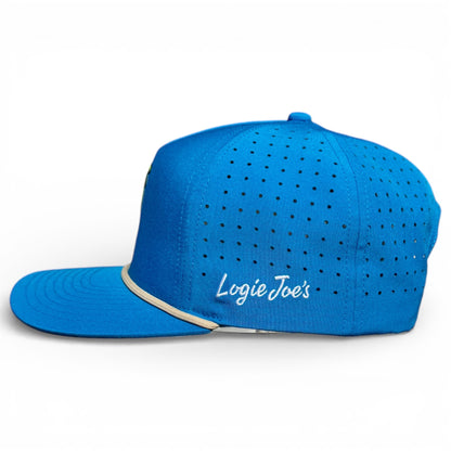 Fairway Palms Golf Hat | Snapback Cap | Built-in Magnetic Ball Marker Holder + Marker Included | Adjustable | One Size - Club Rehab