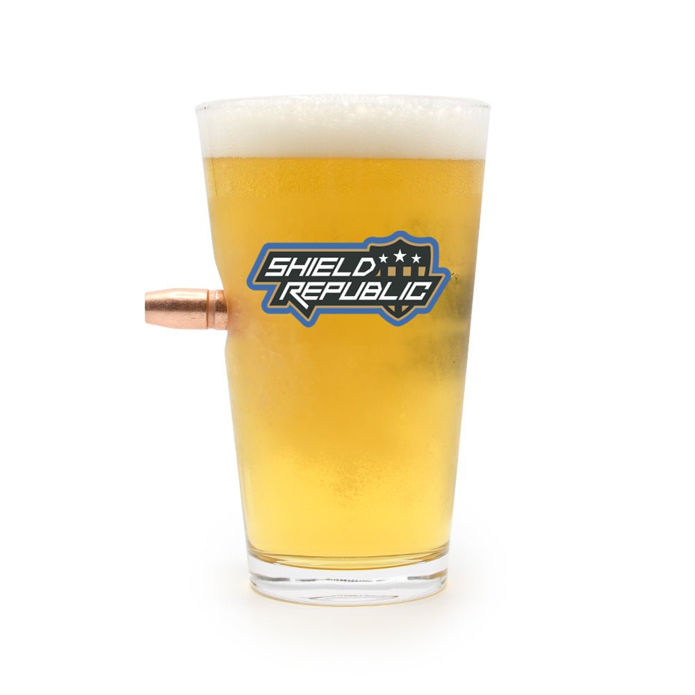 Father Figure - 50 Cal Pint Glass - Club Rehab