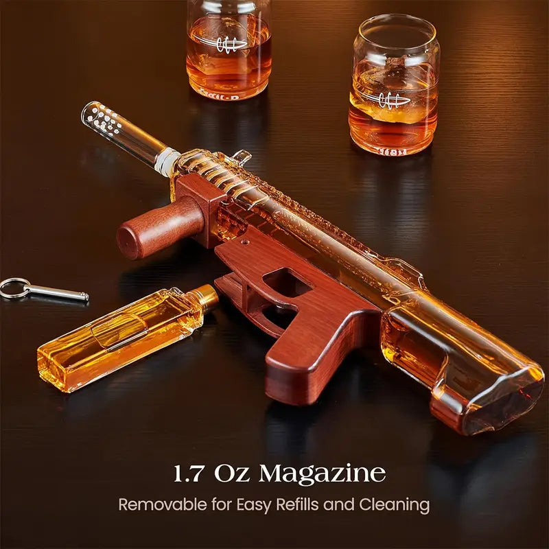 Rat-Tat-Tat Machine-Gun Whiskey Decaner Set - Thumbnail 2