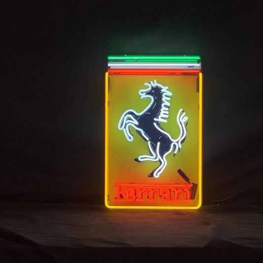 Ferrari Logo Neon Sign - Club Rehab