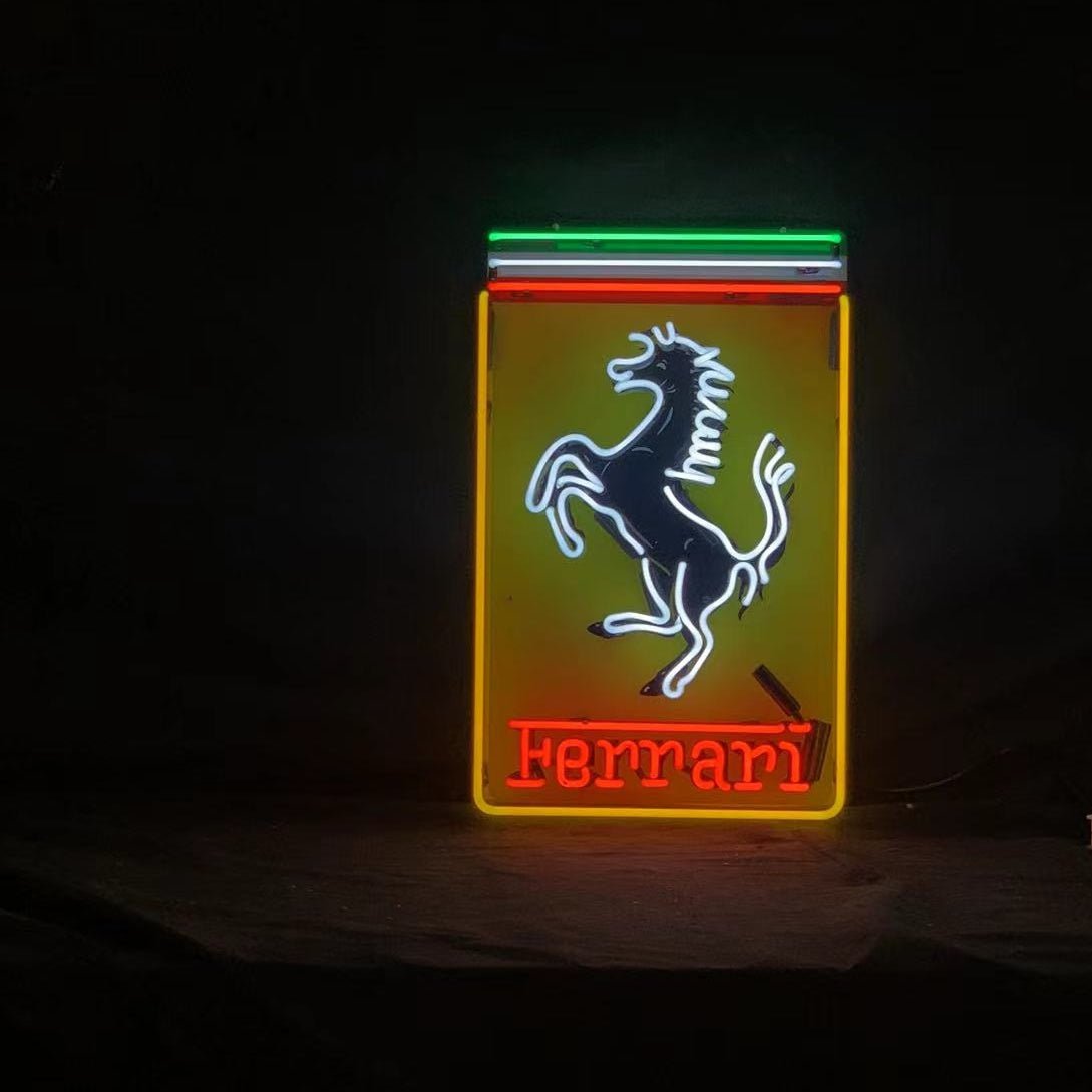 Ferrari Logo Neon Sign - Club Rehab