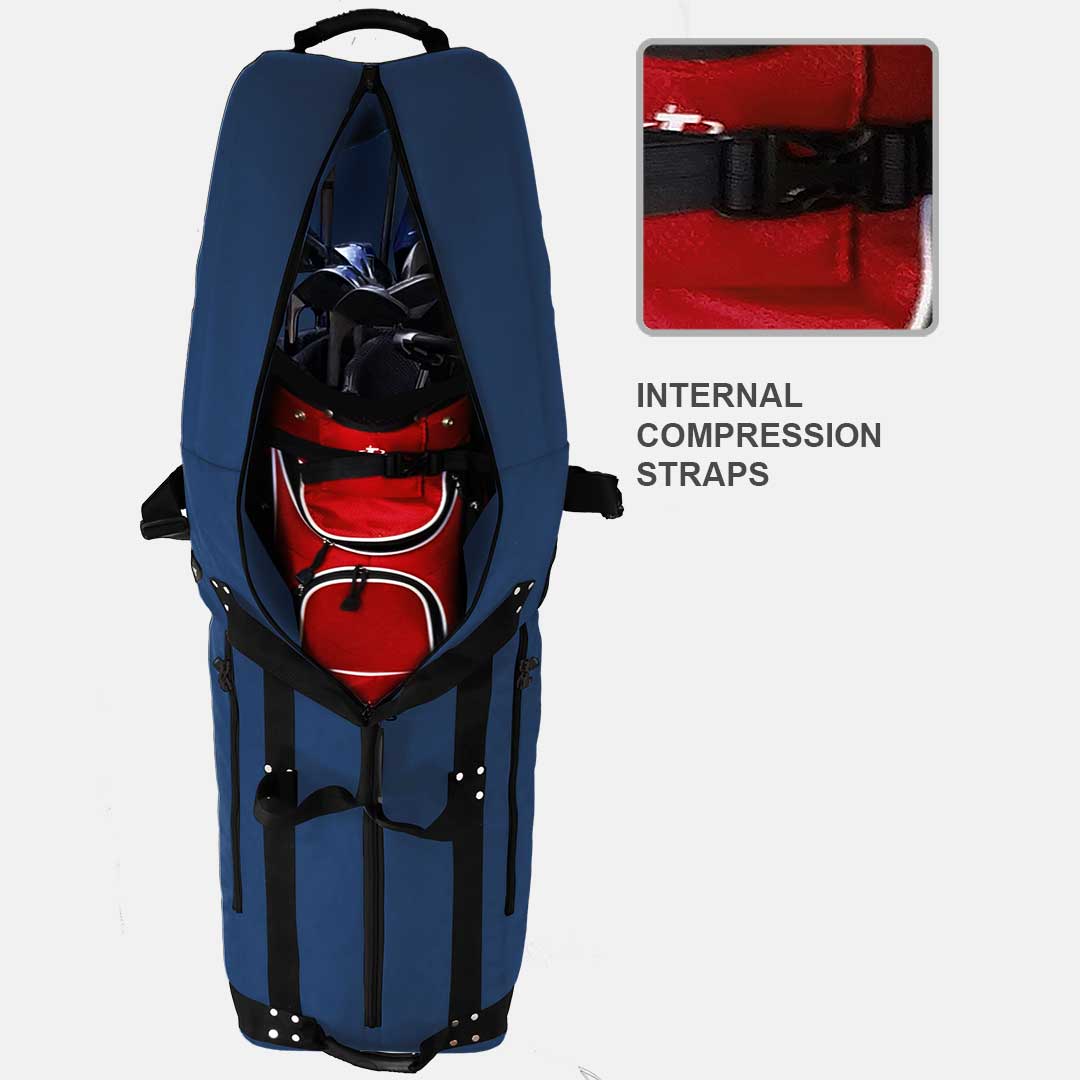 First Class Golf Travel Bag | Ultimate Protection - Blue - Club Rehab