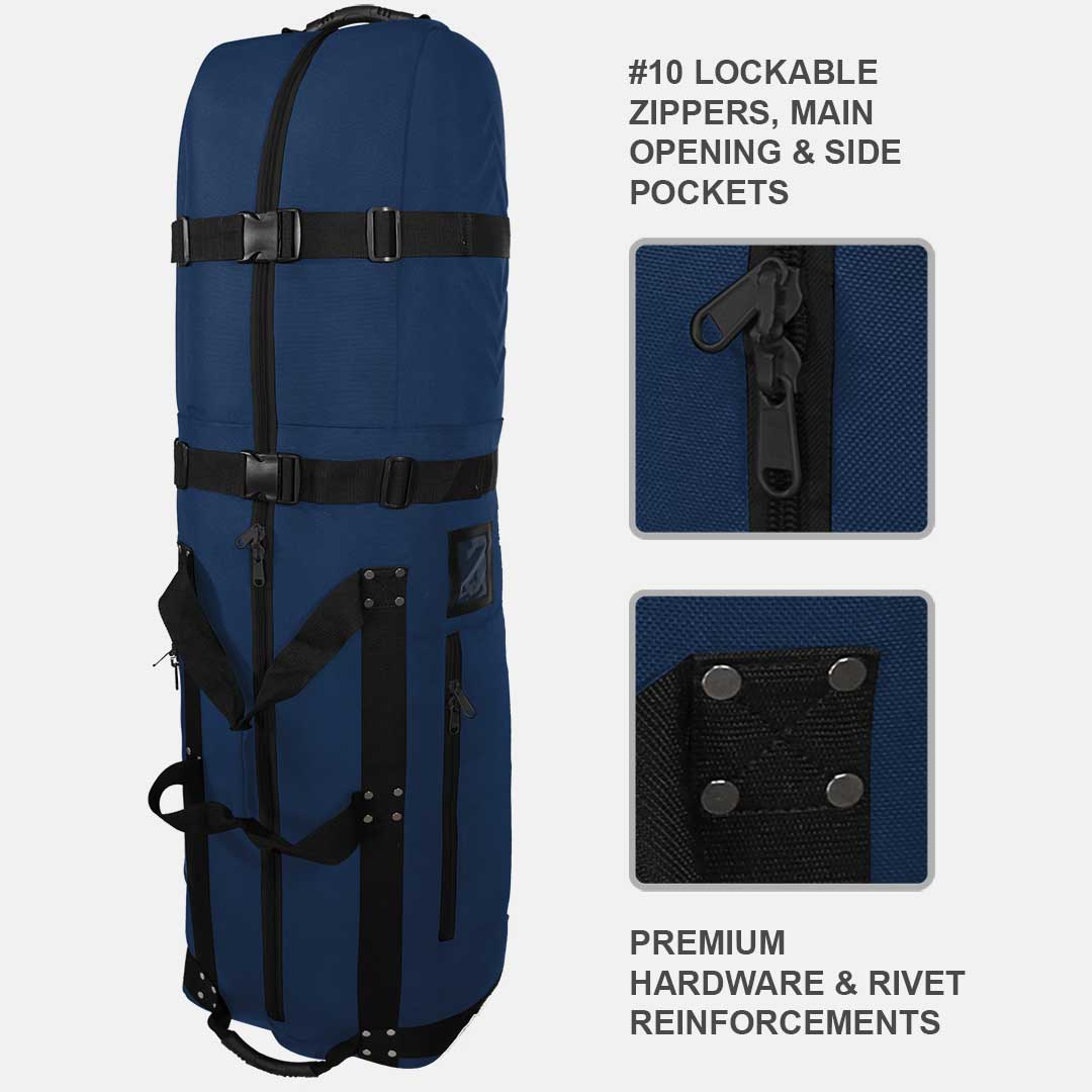 First Class Golf Travel Bag | Ultimate Protection - Blue - Club Rehab