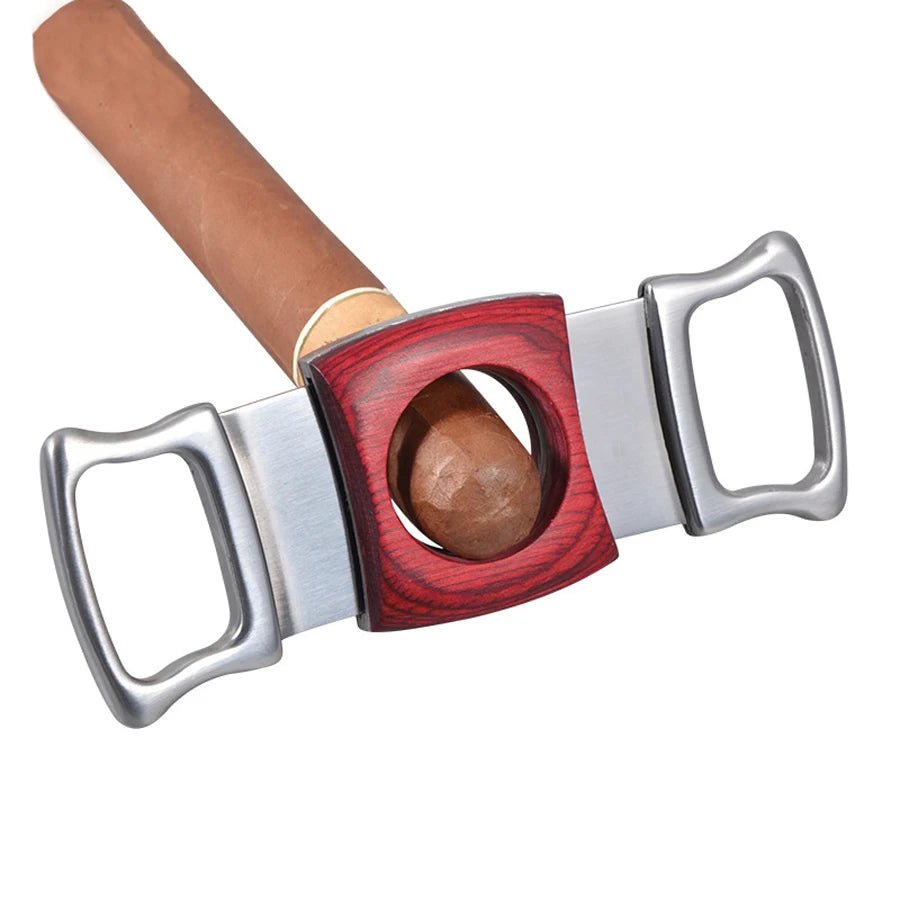 Flame Lover Wood & Stainless Steel Cigar Cutter - Club Rehab - Cigar AccessoriesRoundFlame Lover Wood & Stainless Steel Cigar Cutter