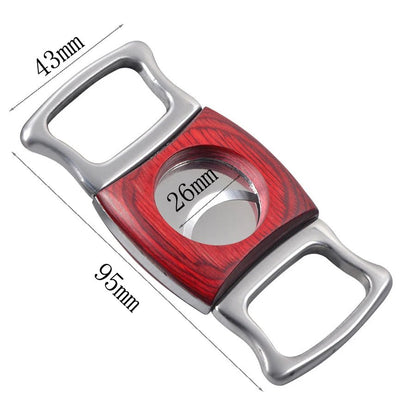 Flame Lover Wood & Stainless Steel Cigar Cutter - Club Rehab - Cigar AccessoriesRoundFlame Lover Wood & Stainless Steel Cigar Cutter