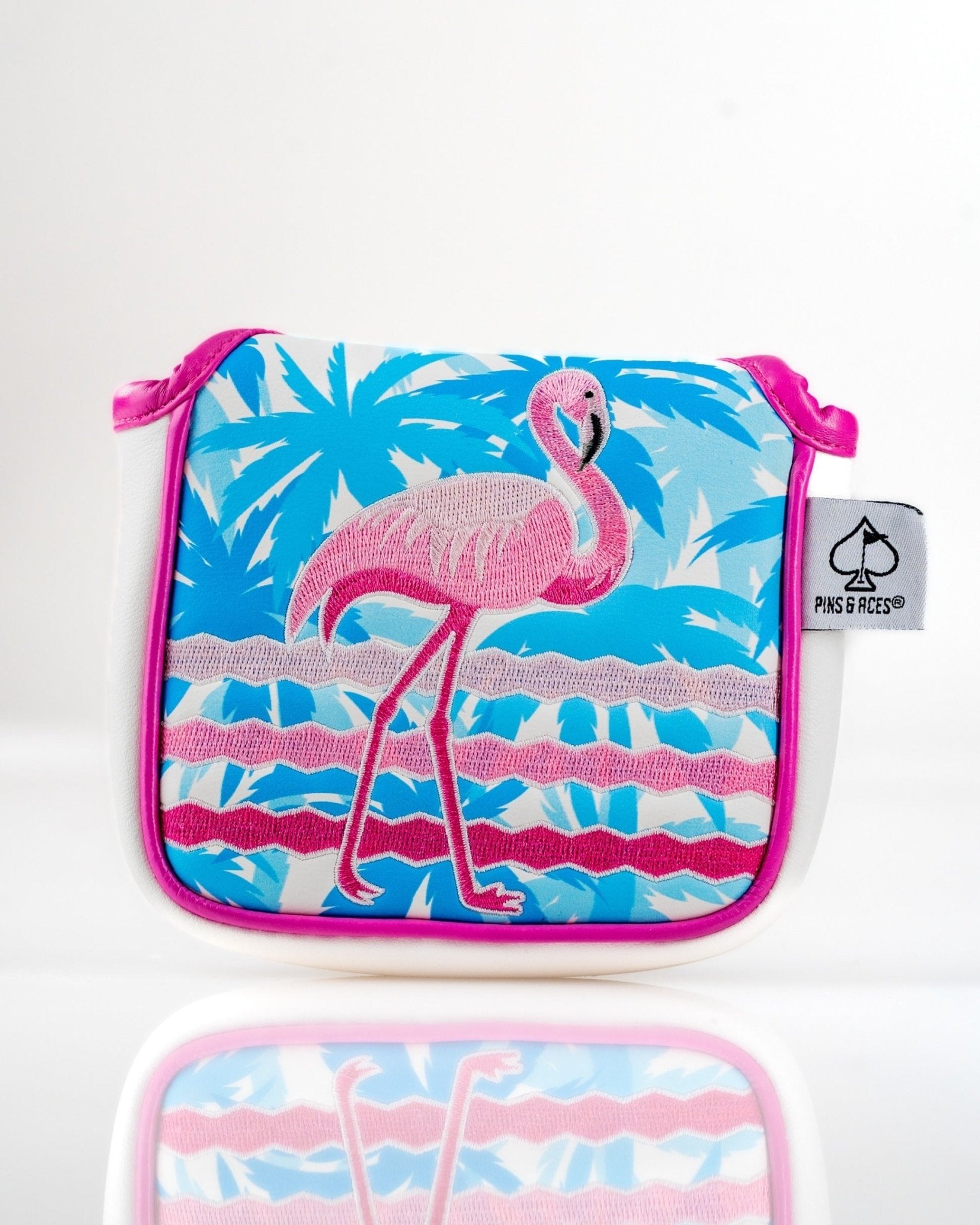 Flamingo Flock - Mallet Putter Cover - Club Rehab