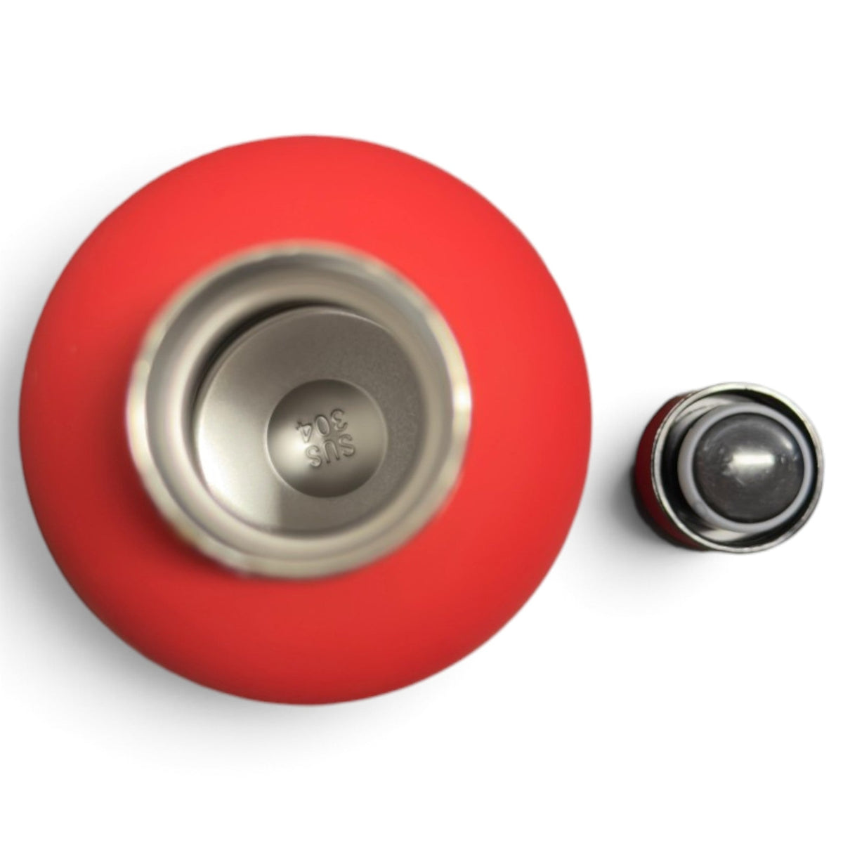 Flamingo Hydration Bottle | 24oz Insulated Stainless Steel | Screw On Lid - Red - Club Rehab
