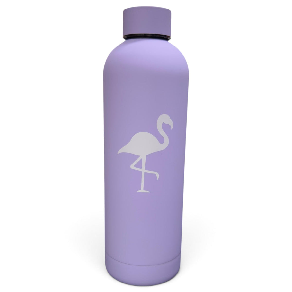 Flamingo Hydration Bottle | 24oz Insulated Stainless Steel | Screw On Lid - Purple - Club Rehab
