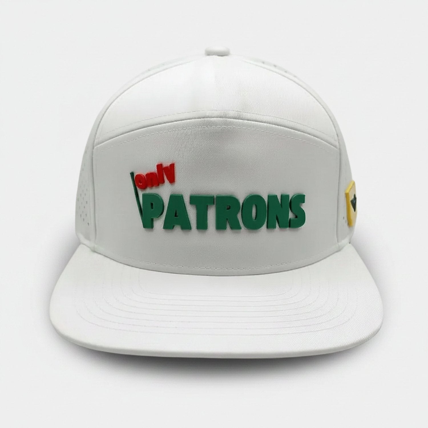 Flat Bill 6 Panel Golf Hat - Club Rehab